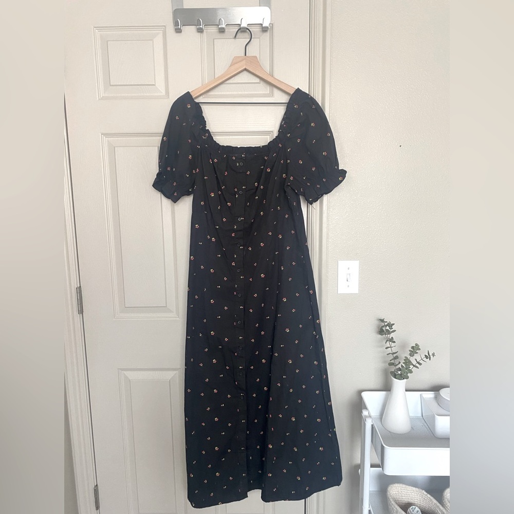 cherry maxi dress